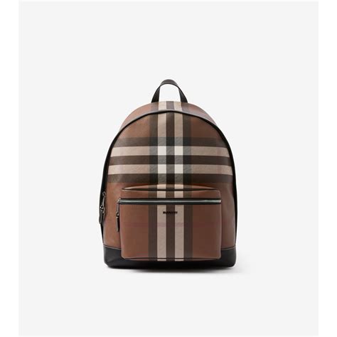 zainetto burberry|Zaino Check (Marrone betulla scuro) .